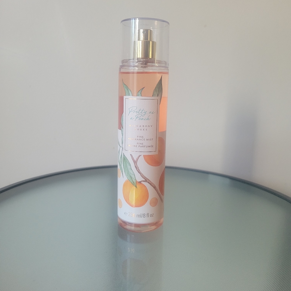 Pretty as peach mist